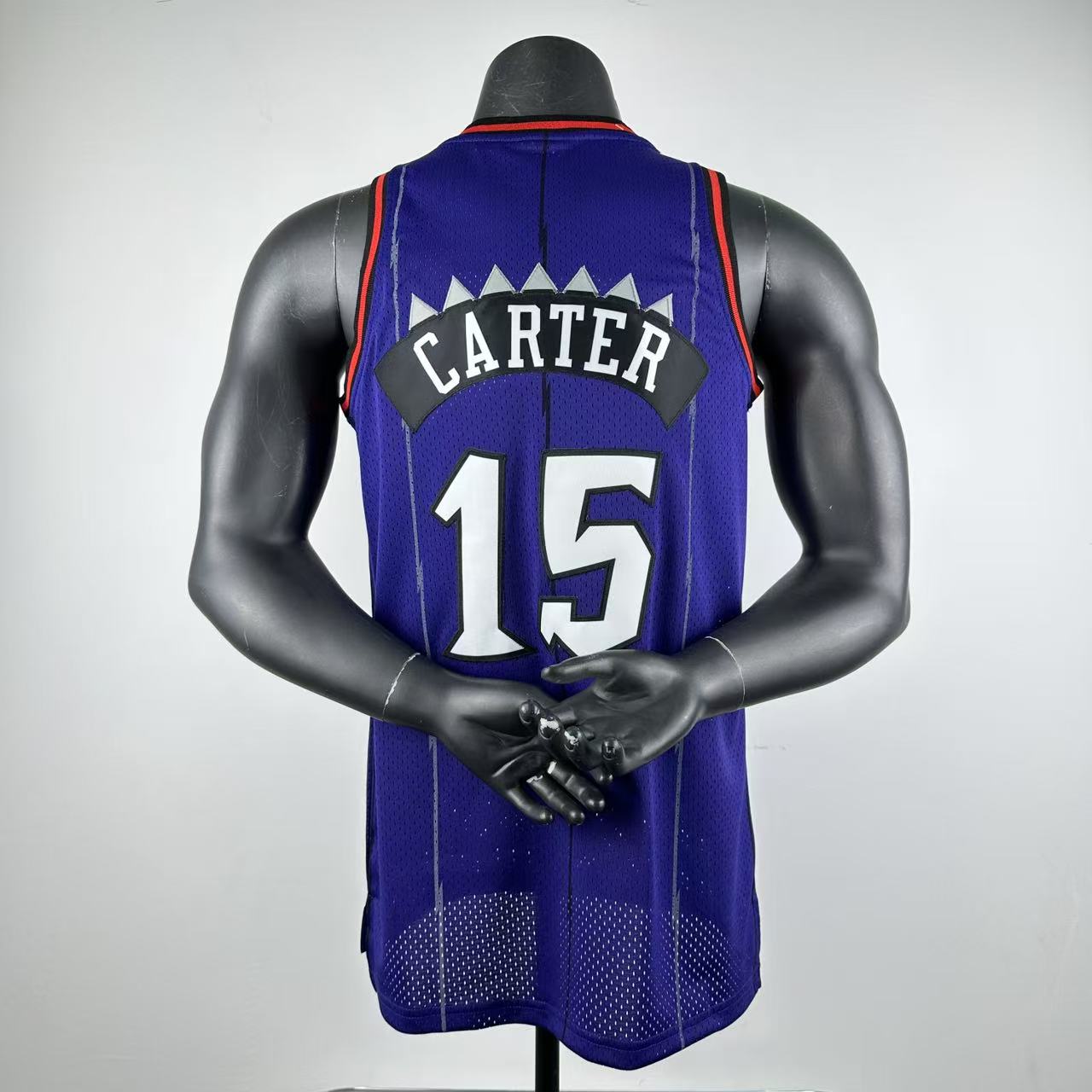 Embroidered MN Retro Jersey Raptors 98/99 Season Purple No. 15 Carter