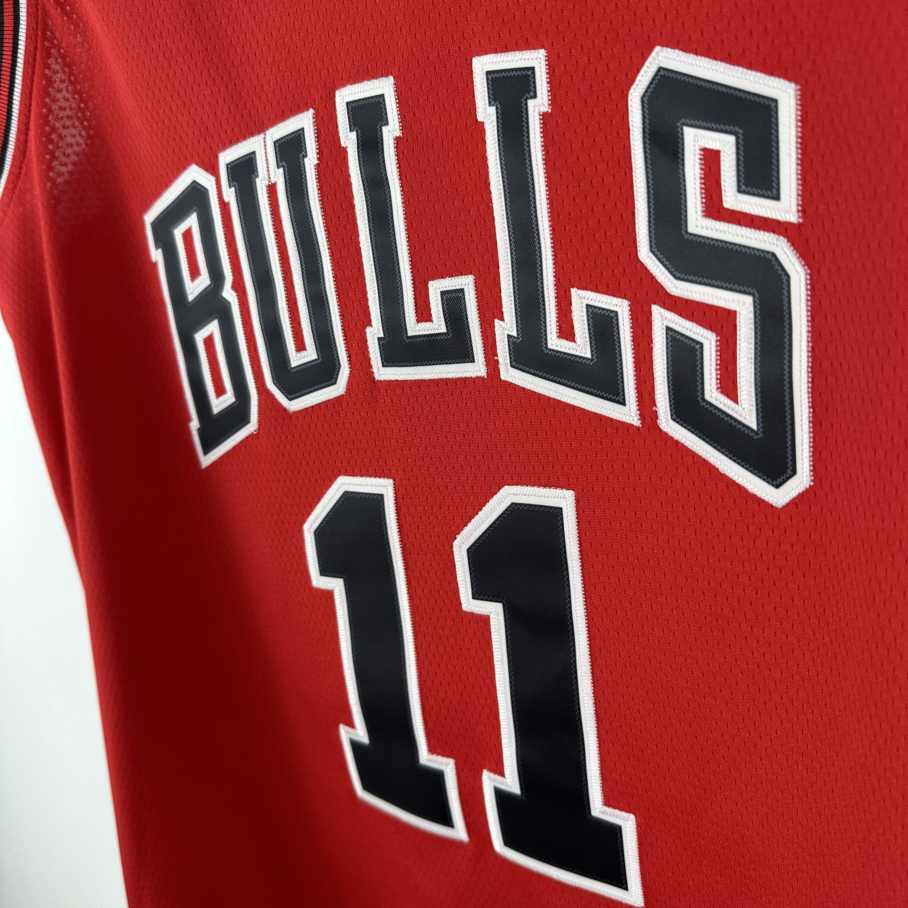 Embroidered Bulls Red No. 11 DeRozan