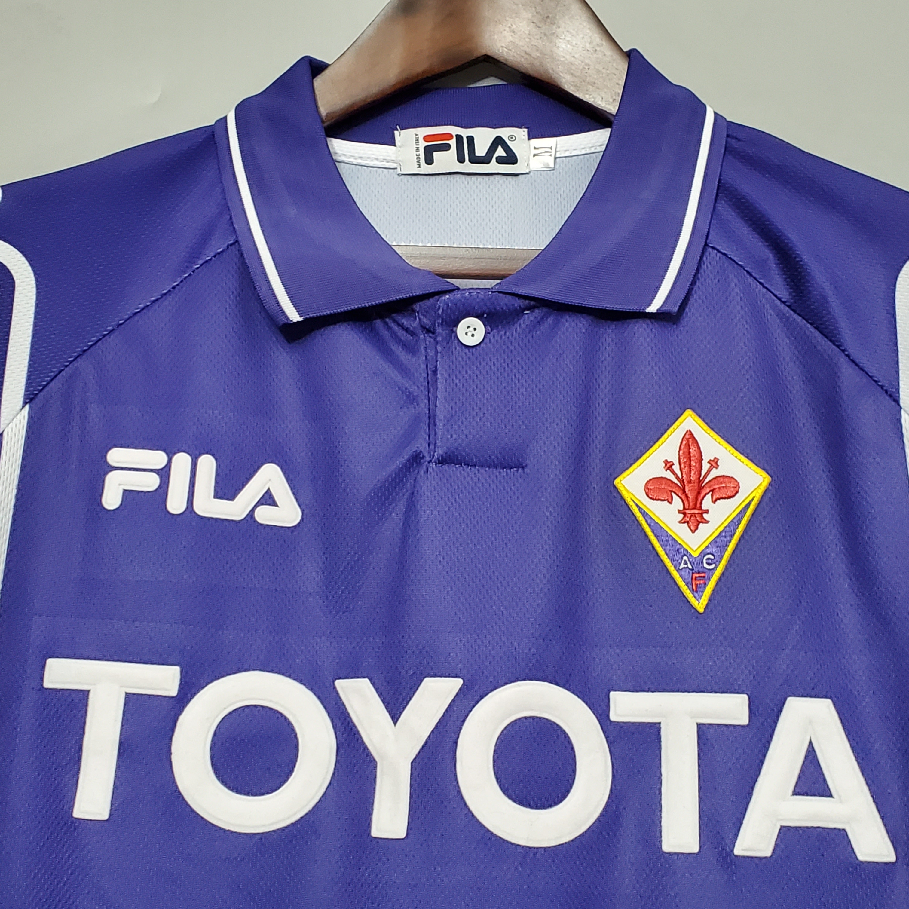 1999/00 Fiorentina home retro jersey 1:1 Thai quality - Fans Edition
