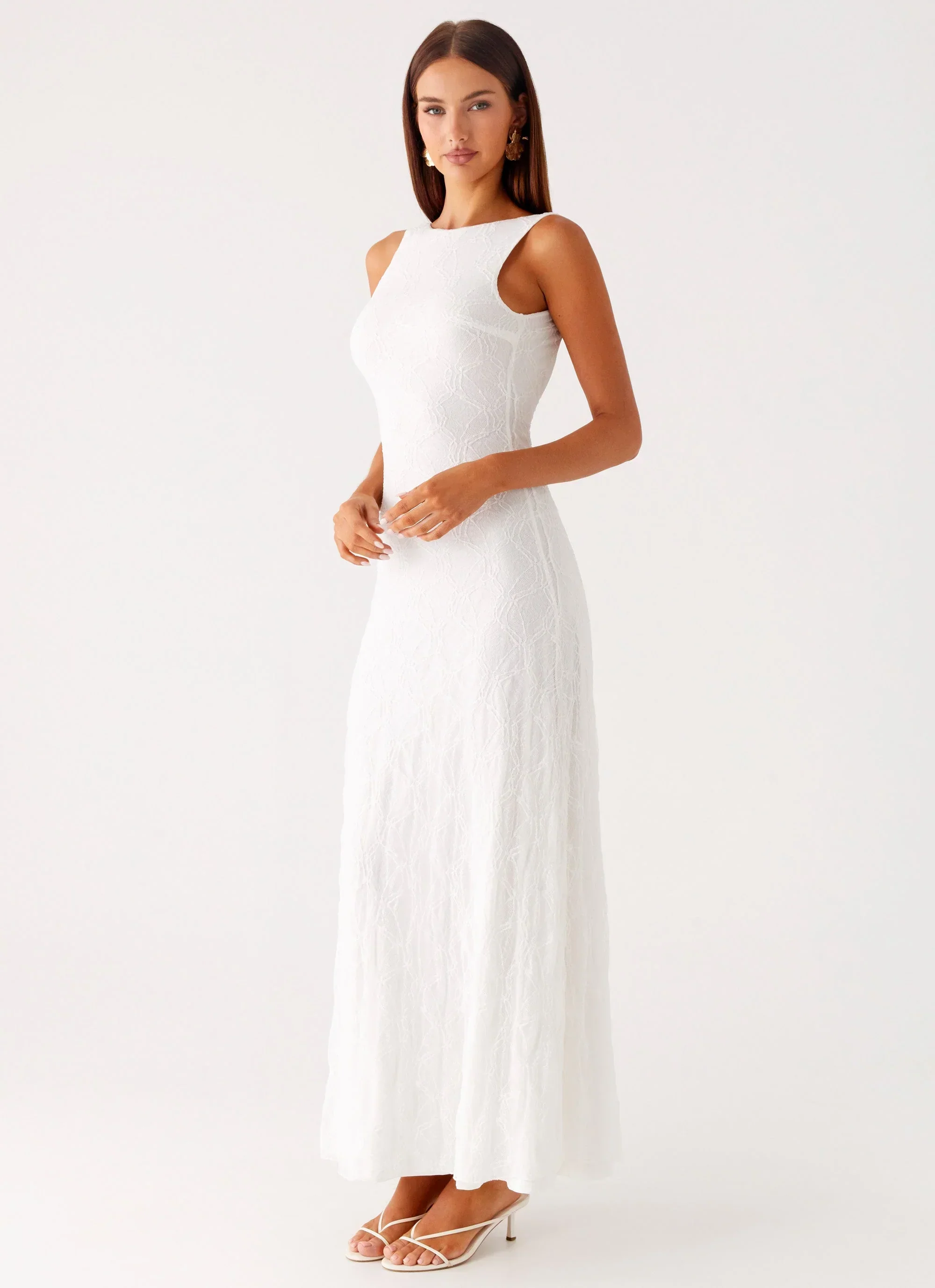 Embrace The Sun Maxi Dress - White