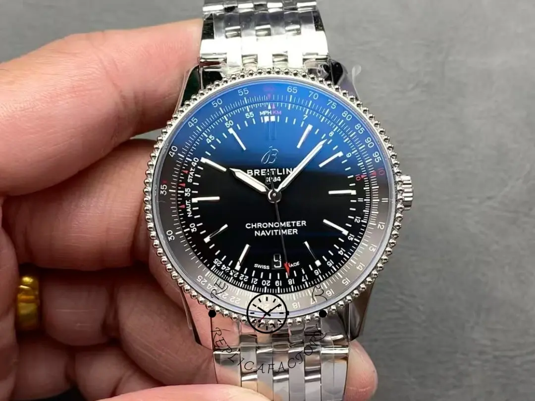 Breitling Navitimer 1:1 Clone Automatic 38 Men's Watch A17325241B1A1 Stainless Steel