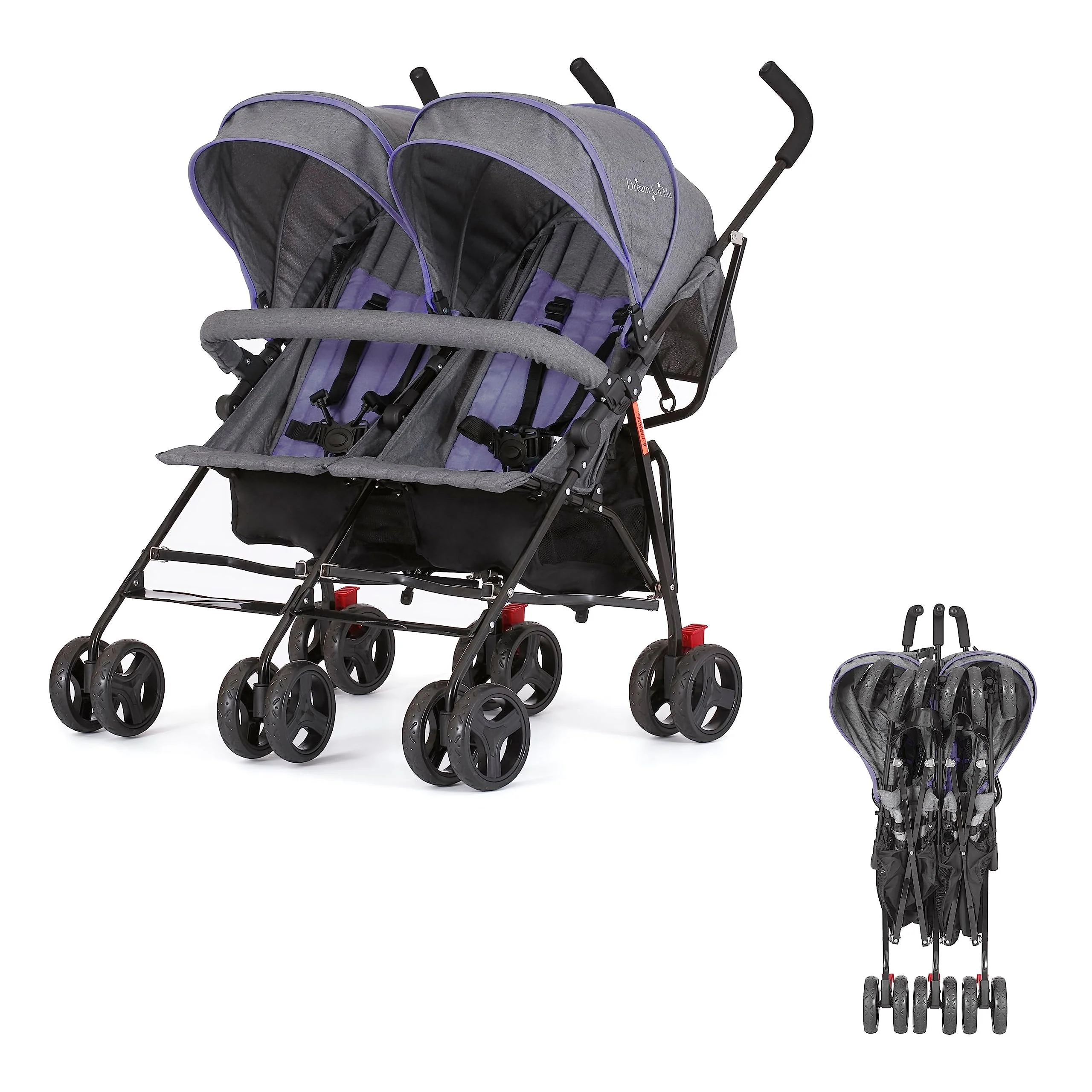 Dream On Me Volgo Lightweight Twin Umbrella Stroller