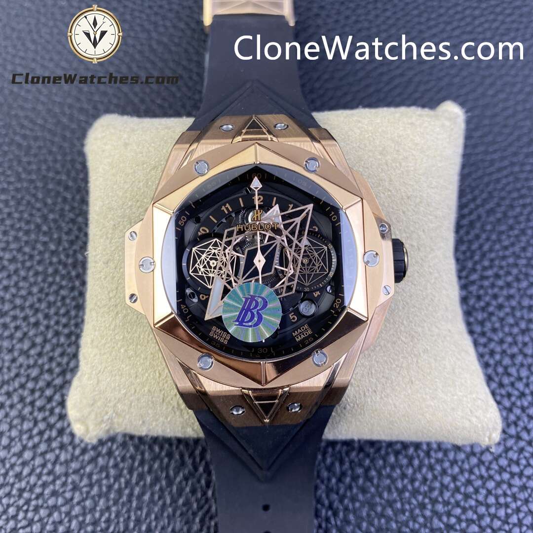 Hublot Super Clone Watches 1:1 Big Bang Unico Sang Bleu II 45MM 418.OX.1108.RX.MXM19