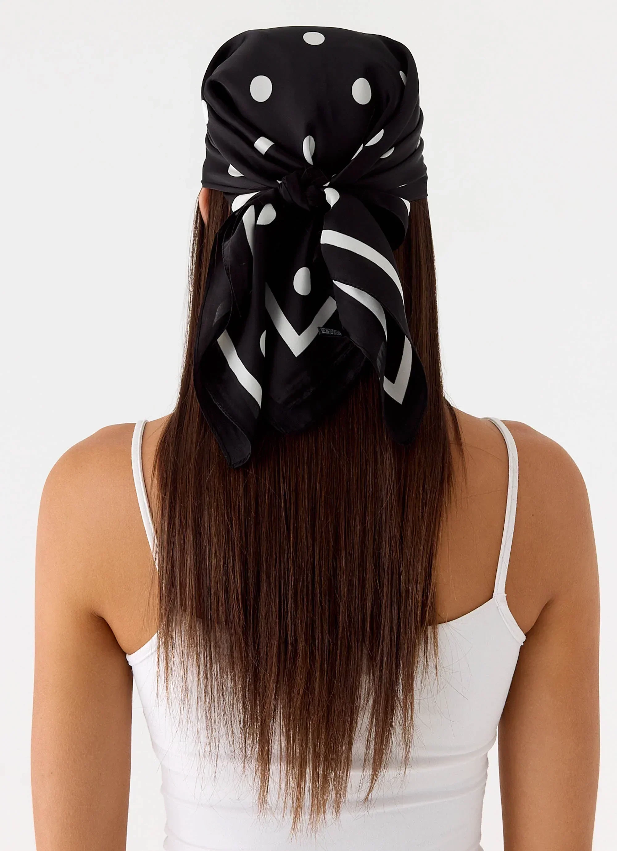 Dotty Dreams Scarf - Black Polkadot