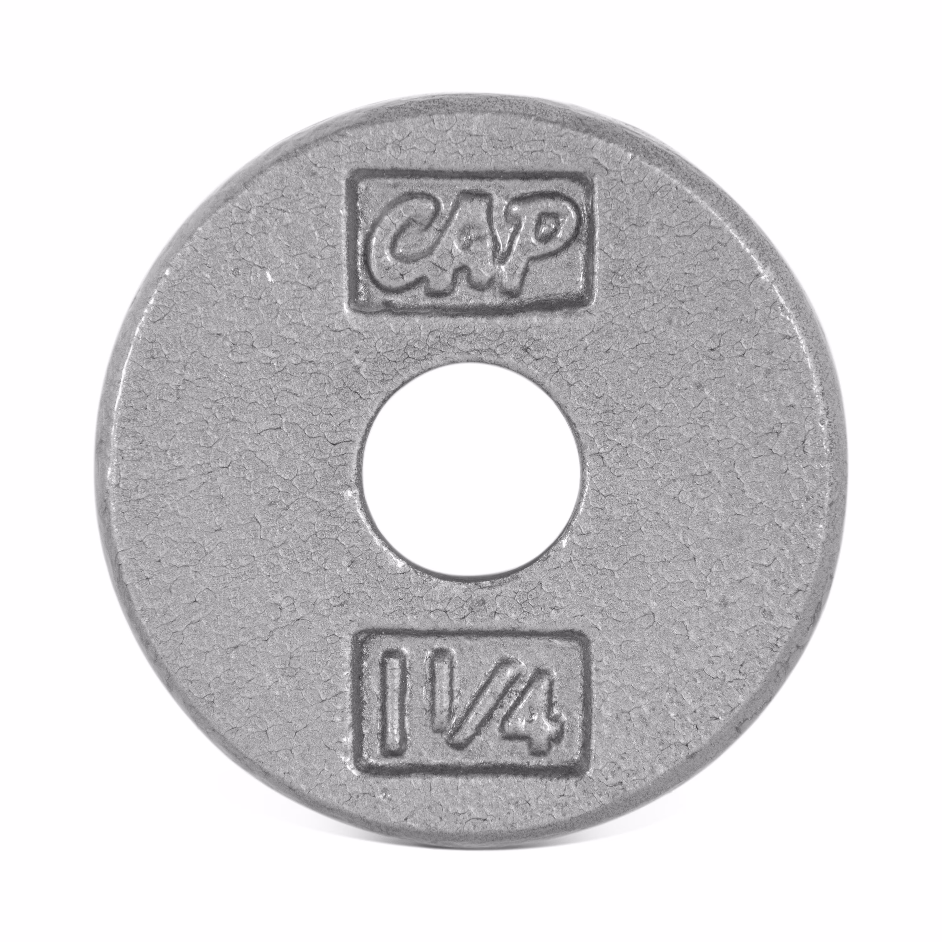 CAP Barbell Standard Cast Iron Weight Plate, 7.5 Lbs., Gray