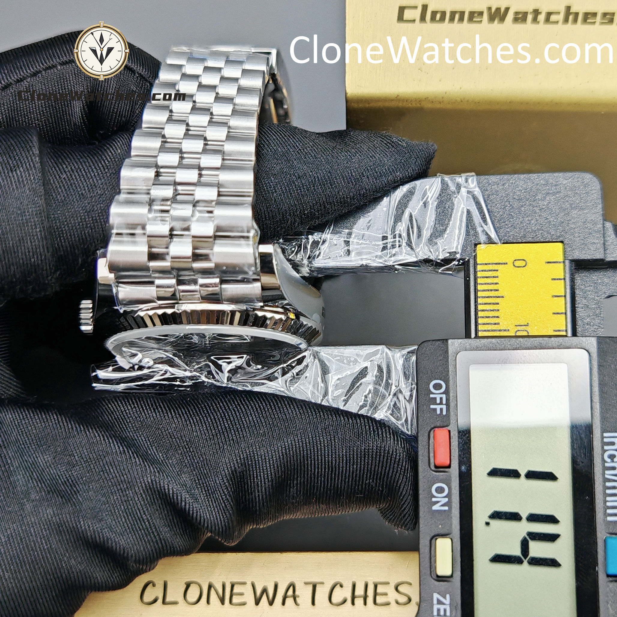 Rolex Super Clone Watches 1:1 DateJust Grey Roman Dial Jubilee 36MM m126234-0045 3235 Movement