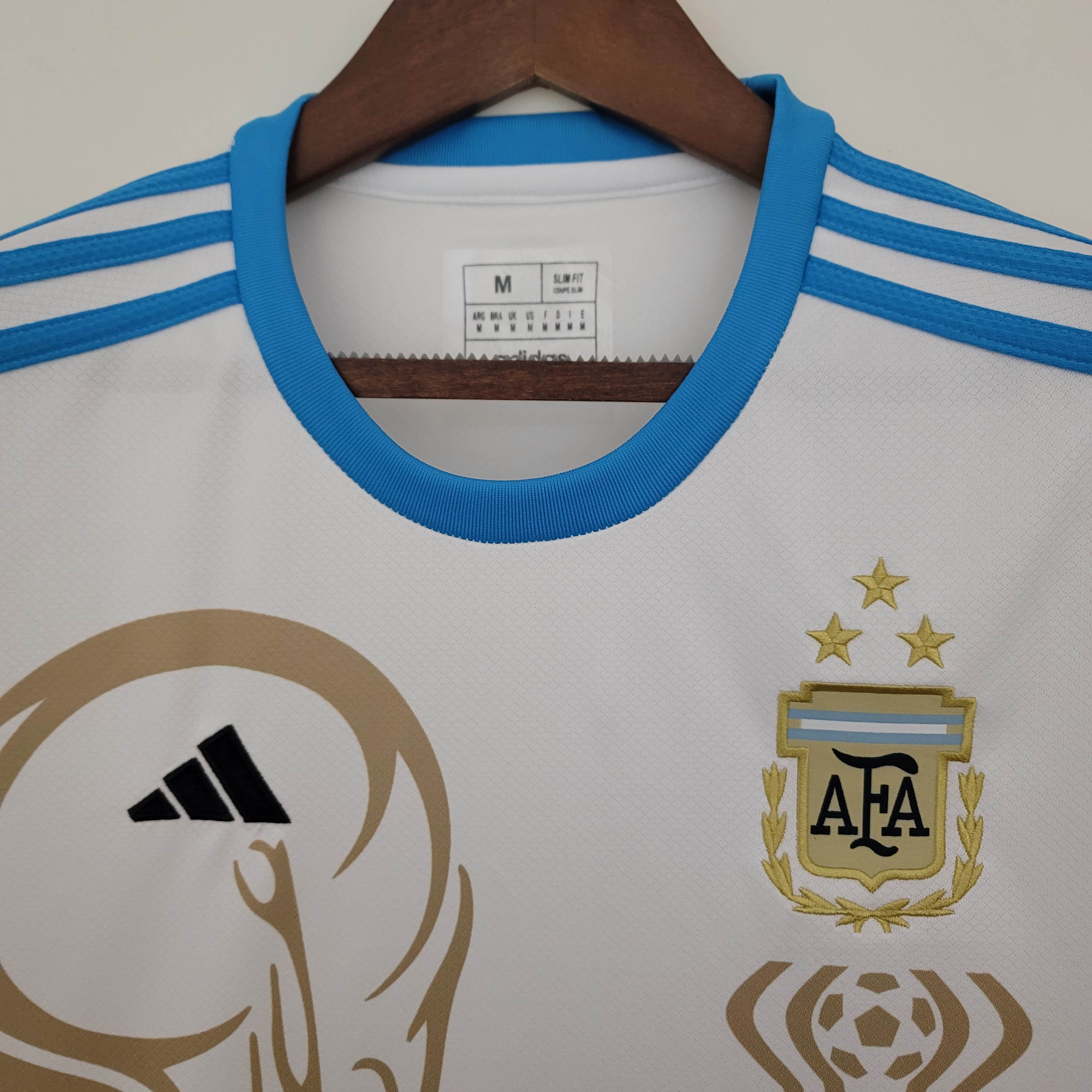 2022 Argentina Hercules Cup Commemorative Edition White Jersey - Fans Edition
