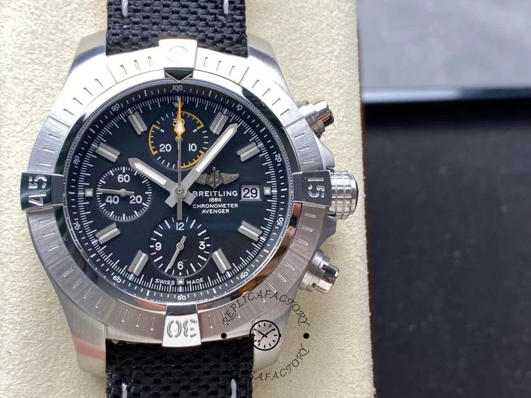 Breitling Avenger Chronograph 45 Replica A13317101B1X1 Nylon Men's Watch
