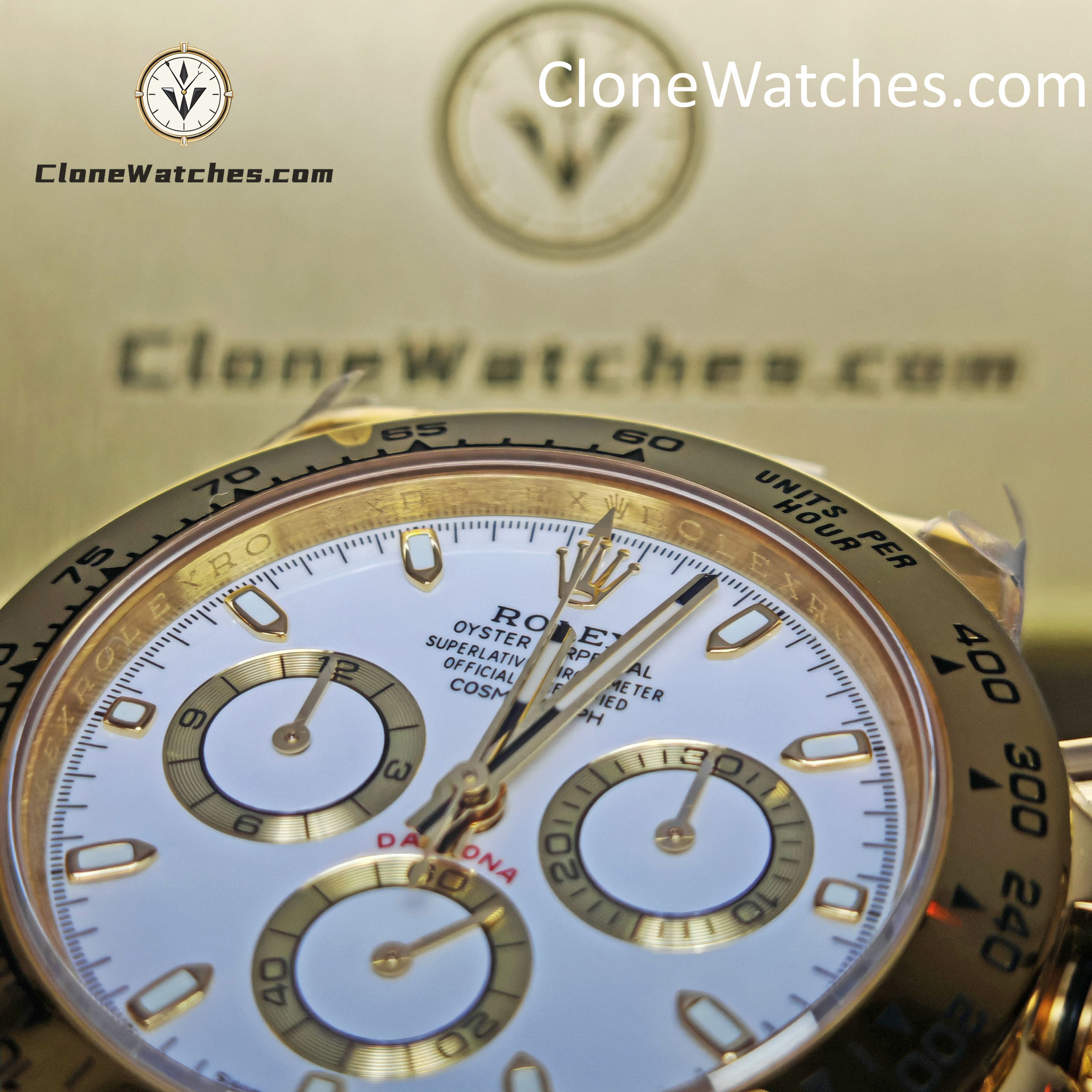 Rolex Super Clone Watches 1:1 Daytona White Dial m116508-0001 4130 Movement
