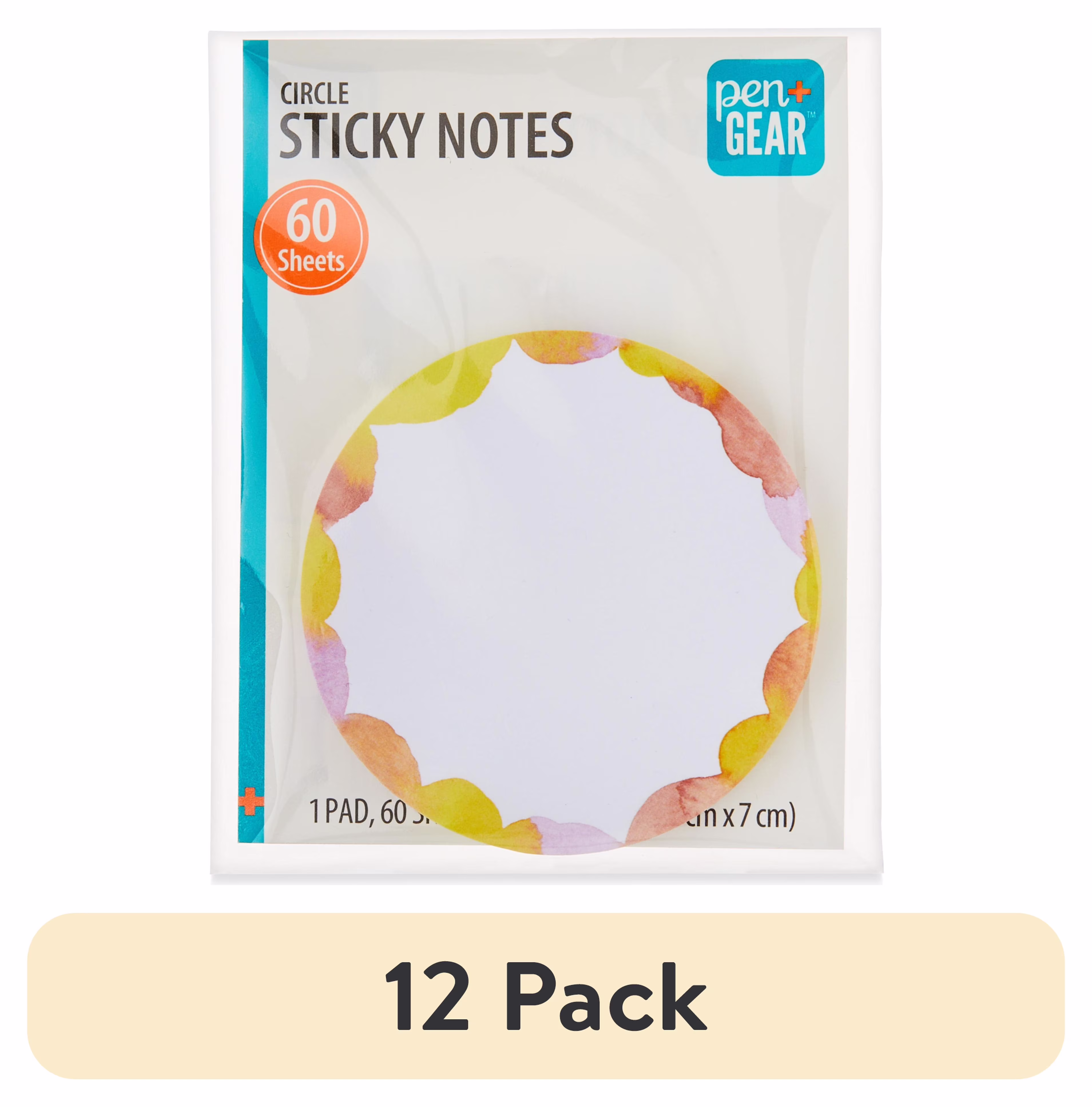 (12 pack) Pen+Gear Circle Sticky Notes,2.75