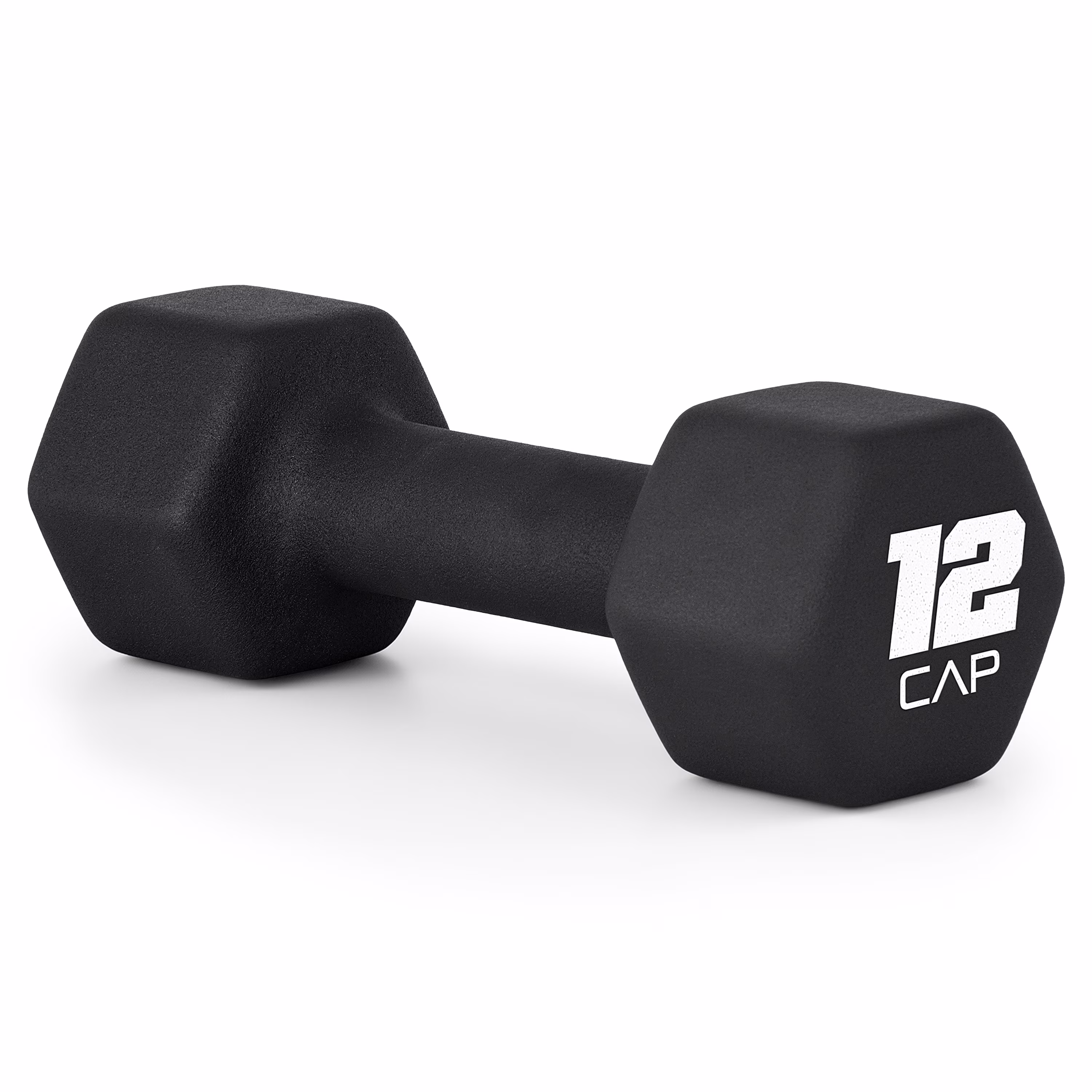 CAP, 2lb Neoprene Dumbbell, Black, Single