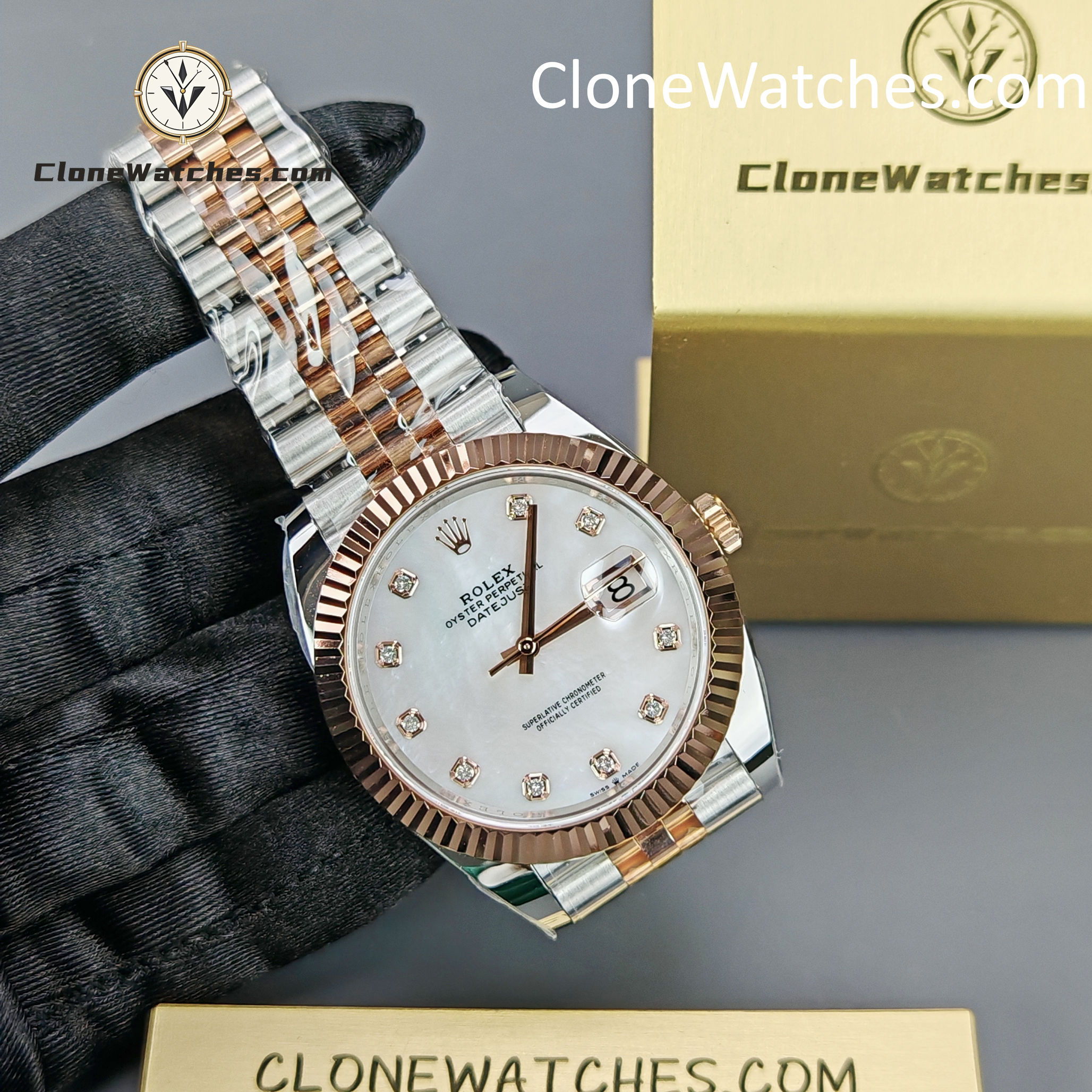 Rolex Super Clone Watch 1:1 DateJust m126331-0014 Jubilee 41MM 3235 Movement