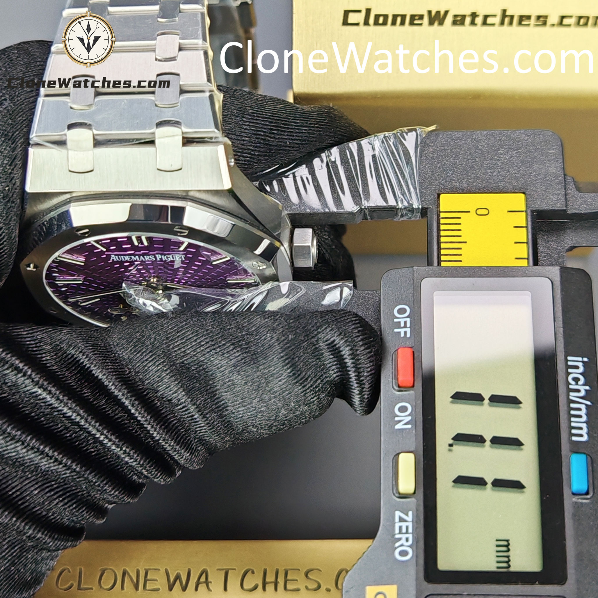 Audemars Piguet Super Clone Watches 1:1 Royal Oak 26522ST Purple Tourbillon Dial 41mm