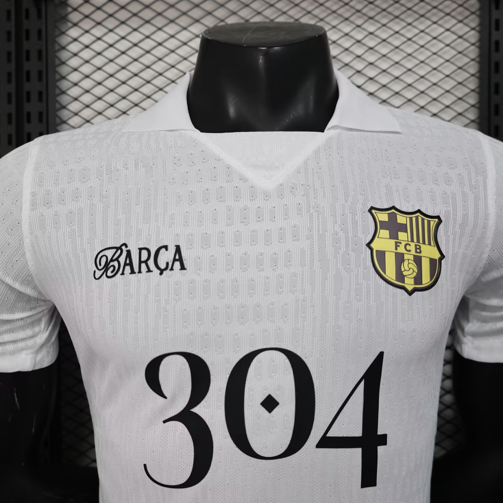 25-26 Barcelona 304 White Jersey - Player Edition