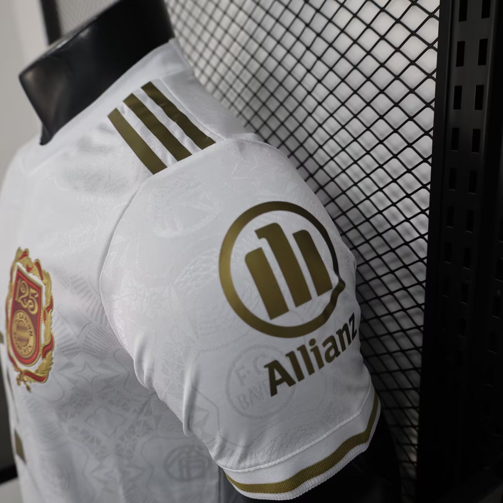 2025-26-New Season-Bayern 125th Anniversary Edition White Jersey-Player Edition