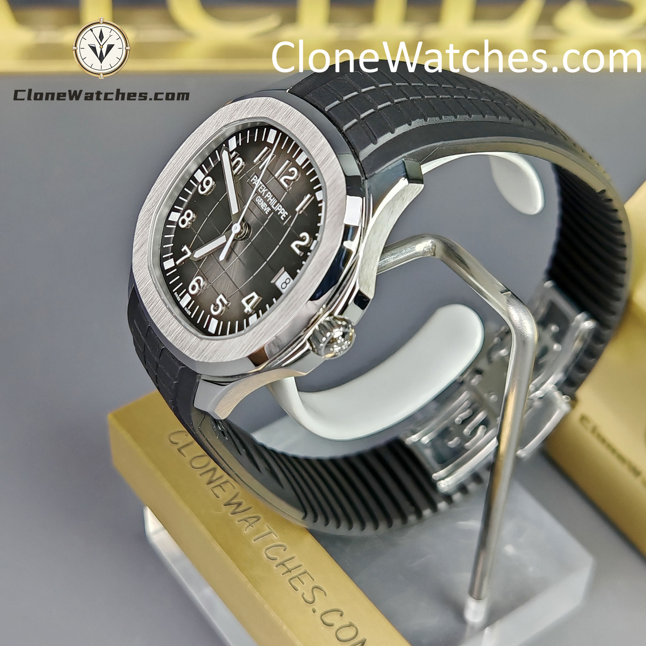 Patek Philippe Super Clone Watches 1:1 Aquanaut 5167 Black Dial 40mm