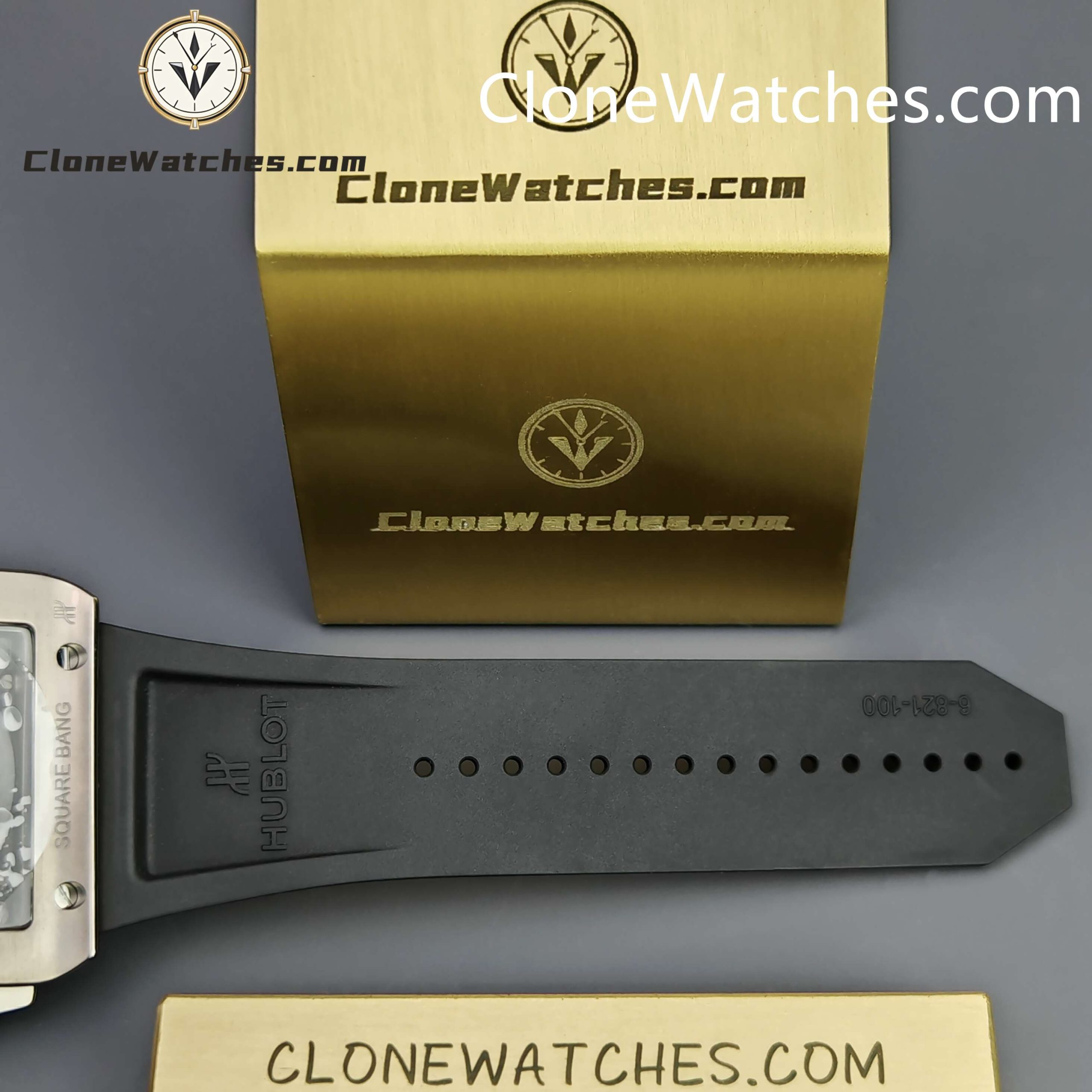 Hublot Super Clone Watches 1:1 Square Bang Unico Titanium Ceramic 42MM 821.NM.0170.RX