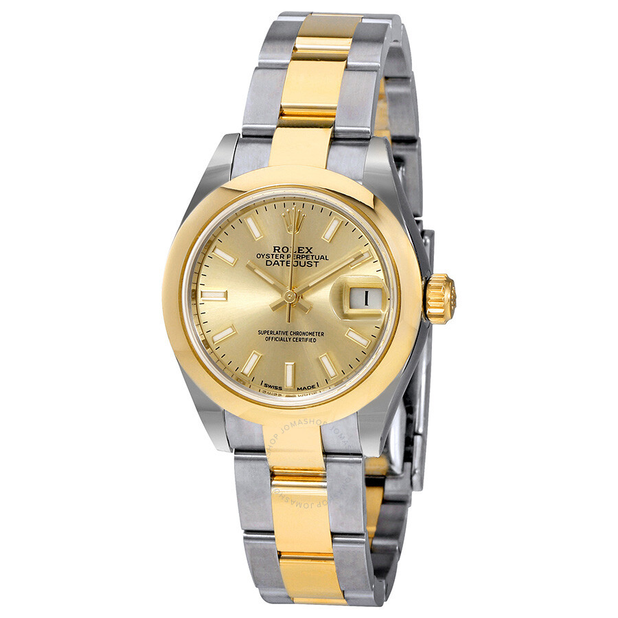 Rolex Lady Datejust Champagne Dial Steel and 18K Yellow Gold Oyster Watch 279163CSO（Lifetime free warranty+90-days replacement service & Refund!.）