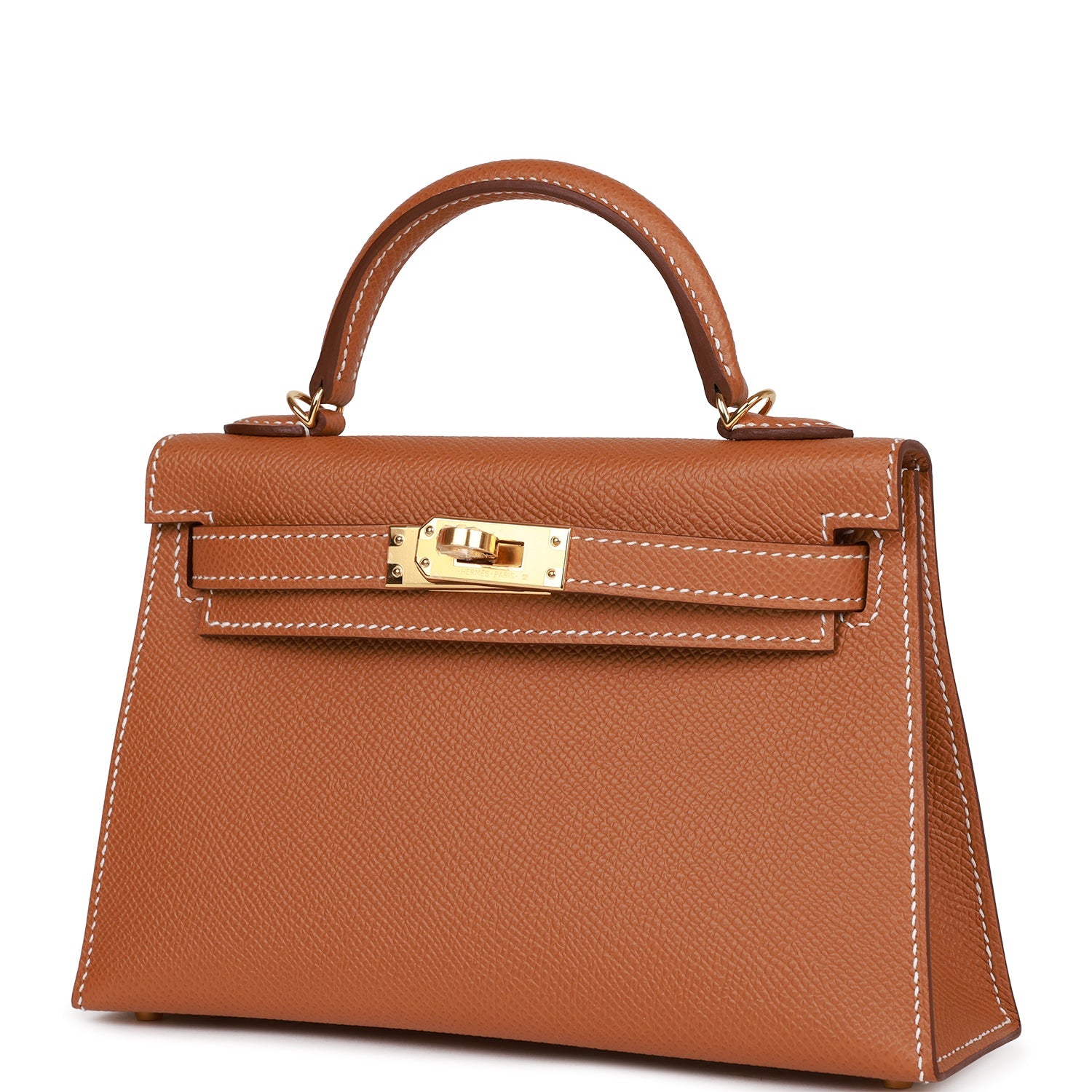 Hermes Kelly Sellier 20 Gold Epsom Gold Hardware