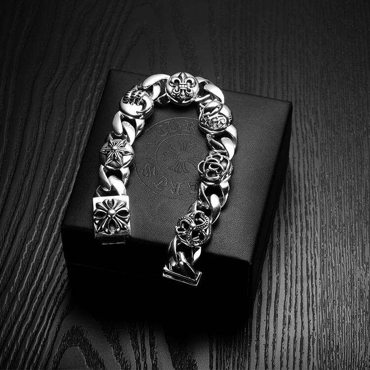Chrome Hearts Bracelet 925 Sliver 22 CM