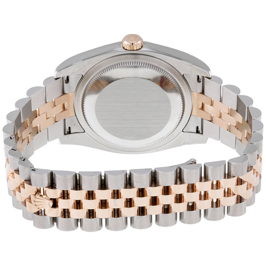 Rolex Datejust 36 Black Dial Stainless Steel and 18K Everose Gold Jubilee Bracelet Automatic Men s Watch 116231BKJDJ（Lifetime free warranty+90-days replacement service & Refund!.）