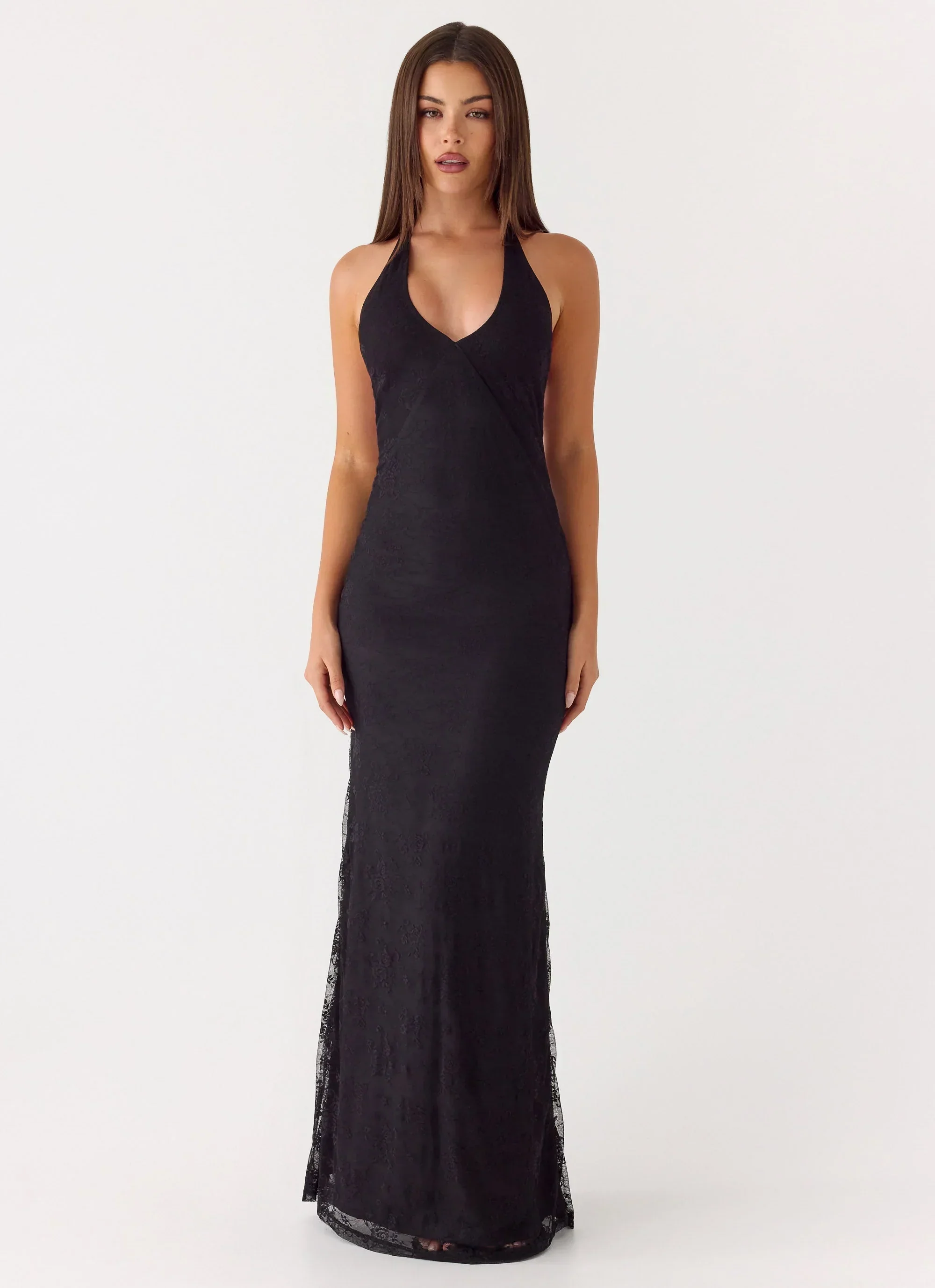 Knowles Lace Maxi Dress - Black