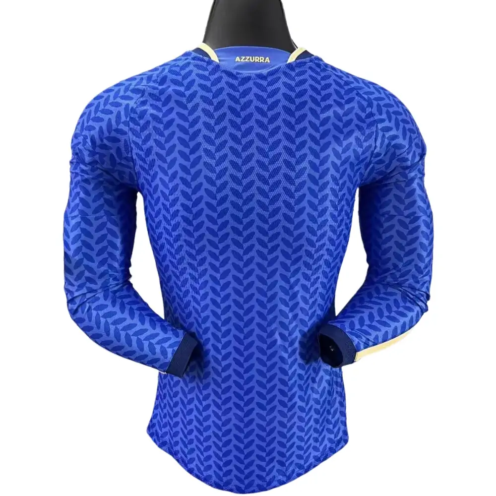 2026-27 Italy Home Long Sleeve Jersey - Player Edition