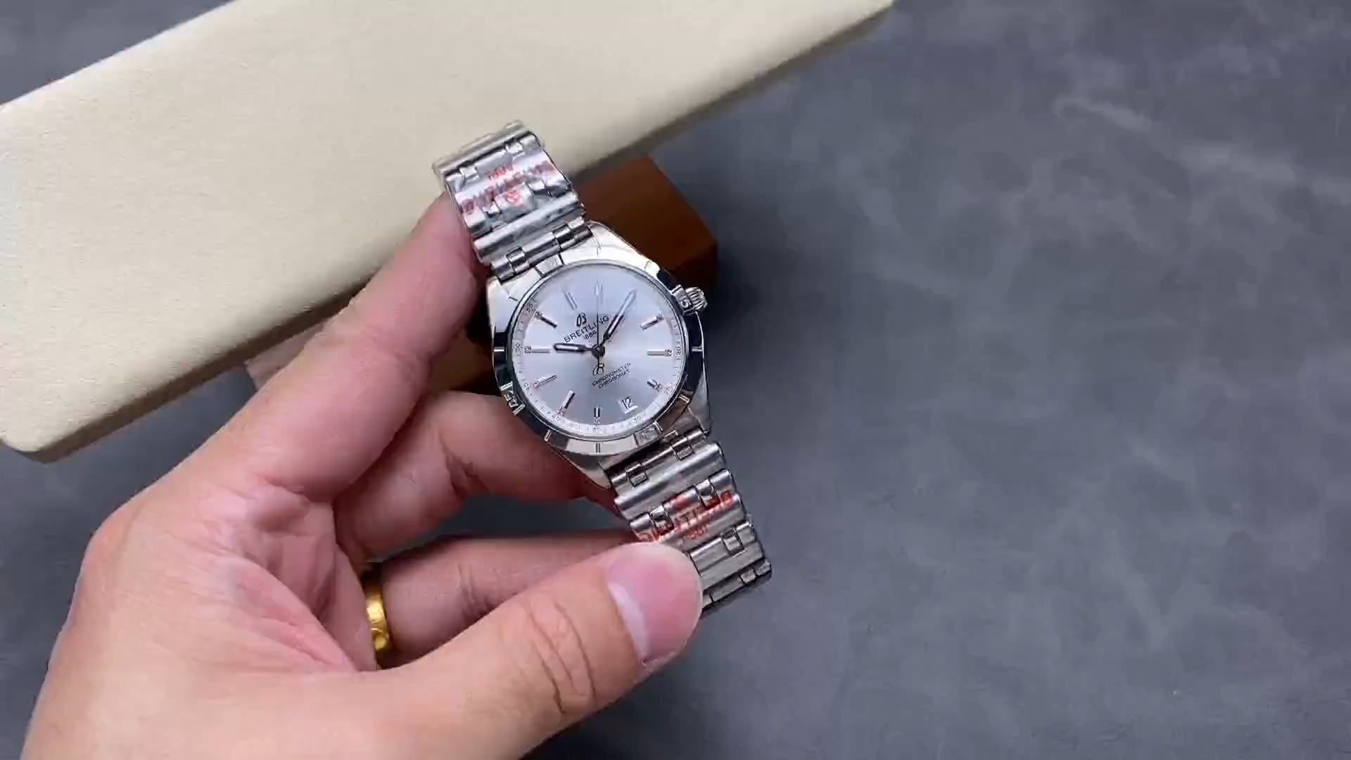 Breitling Chronomat Automatic 36mm Silver Dial A10380101A2A1 Replica