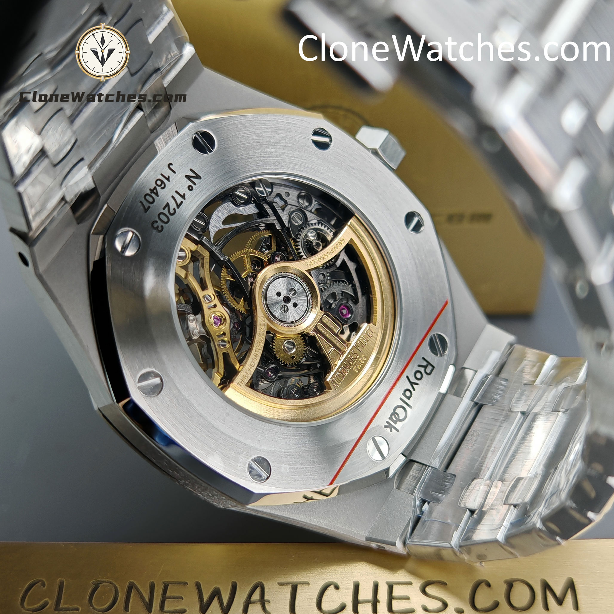 Audemars Piguet Super Clone Watches 1:1 Royal Oak 15407 Skeleton Dial