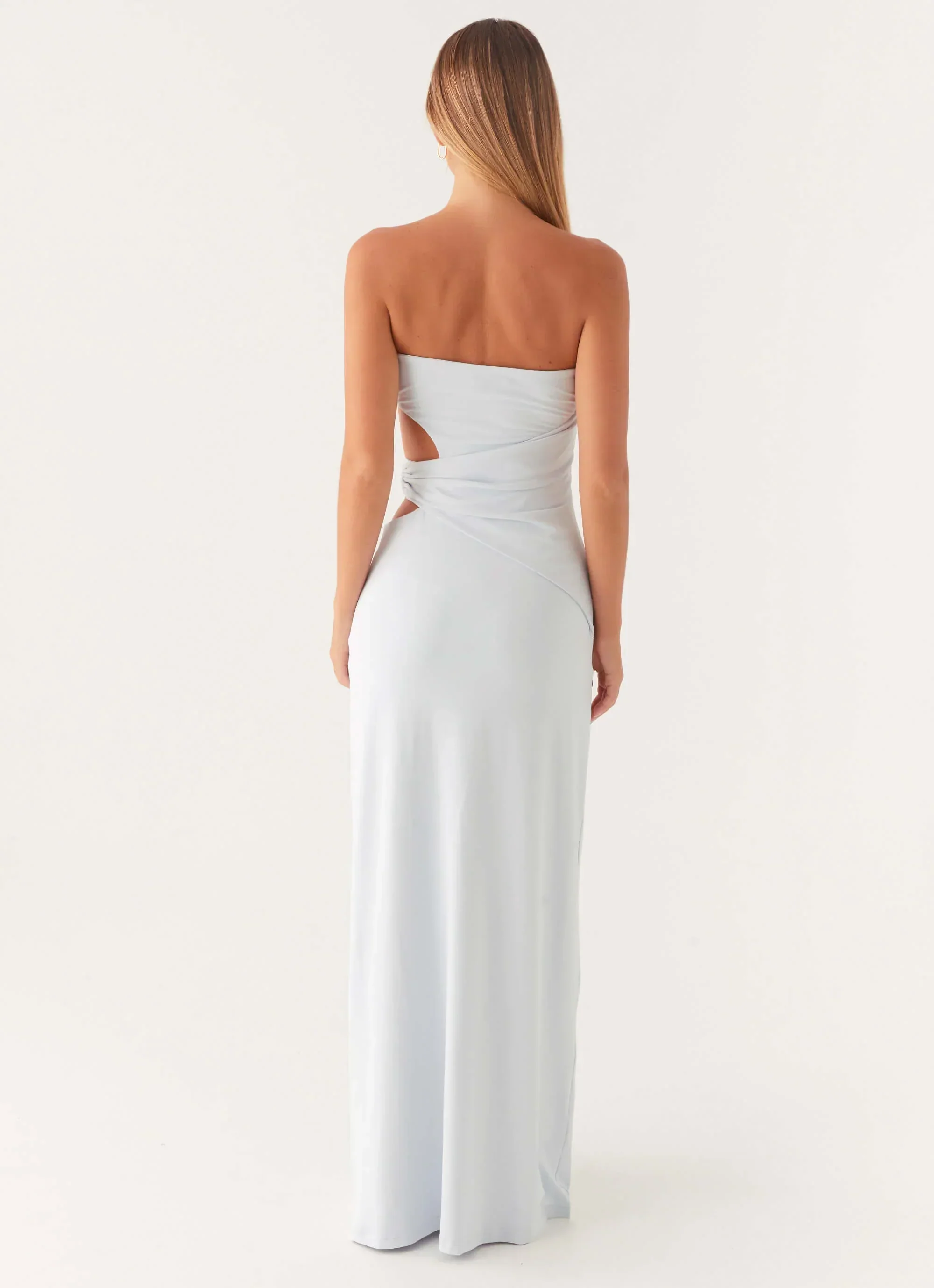 Anetta Maxi Dress - Pale Blue