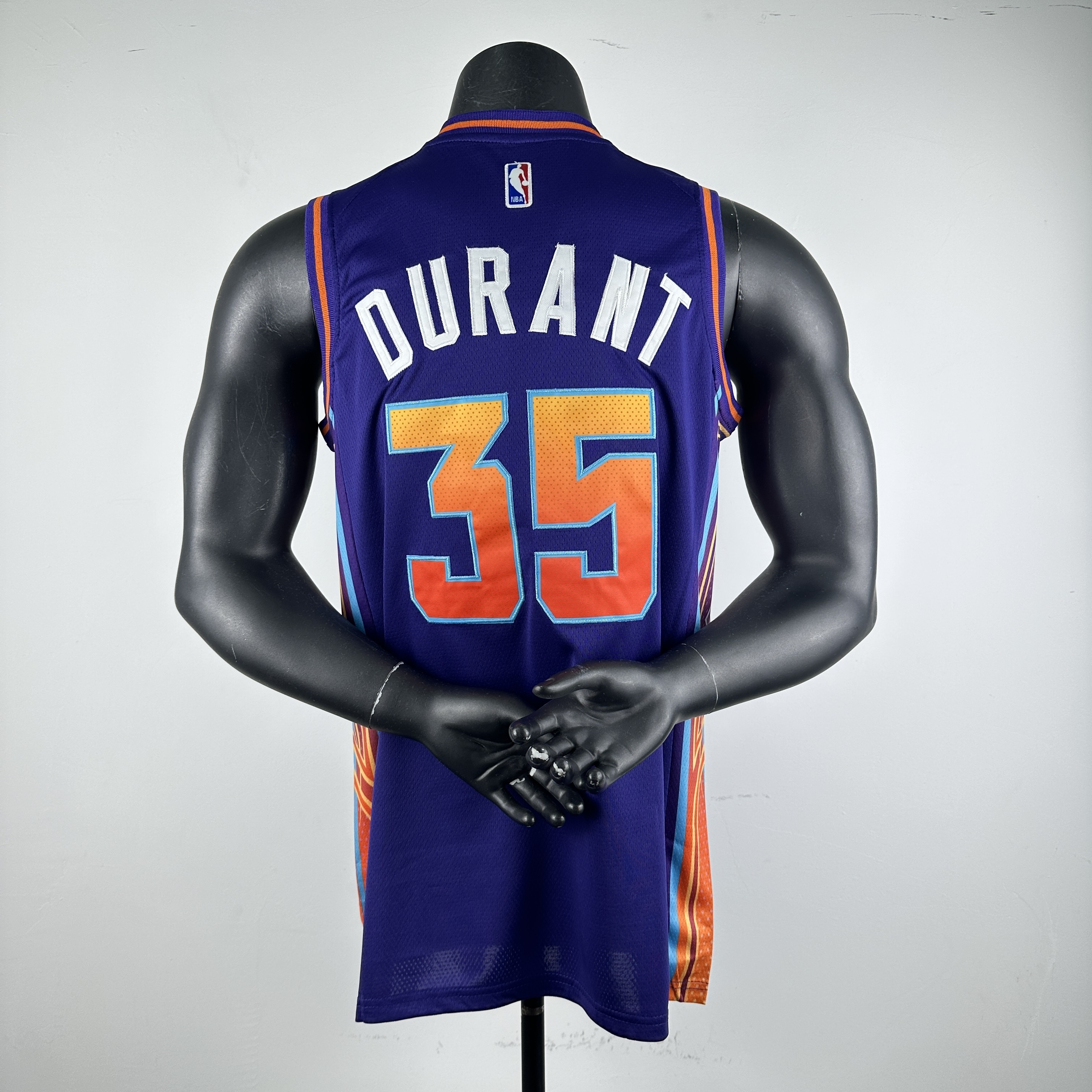 Embroidered 24th Season Suns City Edition No. 35 Durant