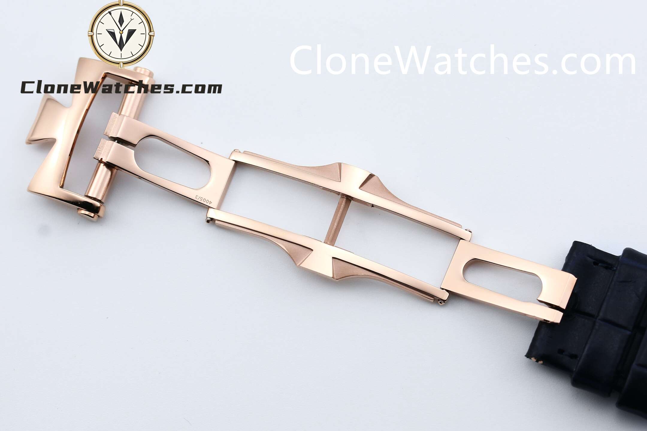 Vacheron Constantin Super Clone Watches 1:1 Overseas Rose Gold Tourbillon 6000V/210R-B733 42.5MM Leather Strap