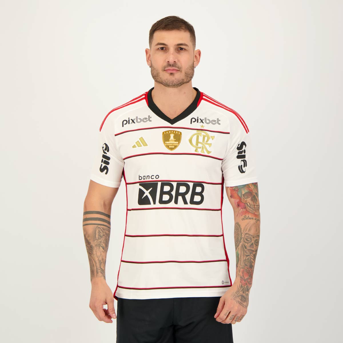 Camisa Adidas Flamengo II 2023 Campe?o Libertadore