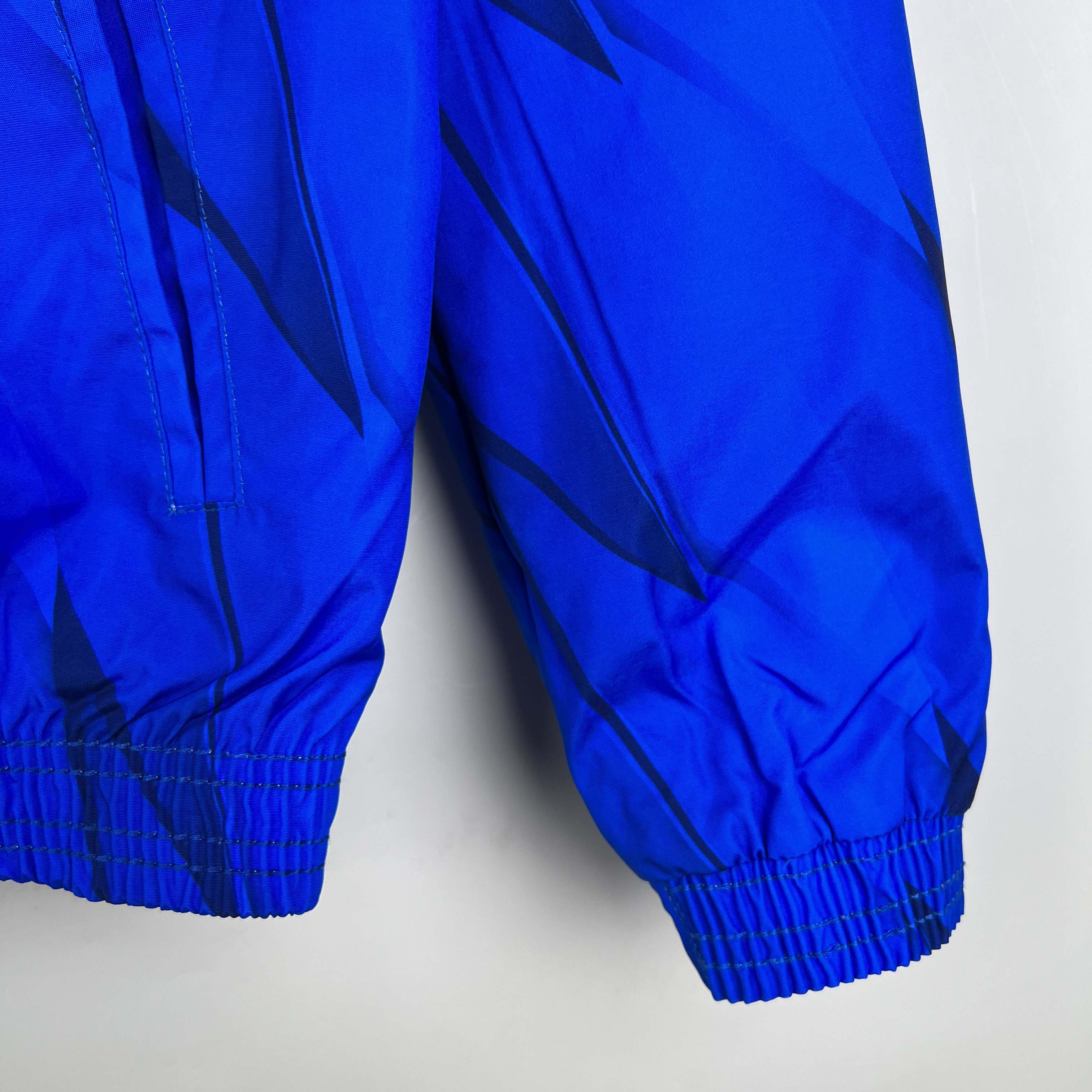 2023/2024 Al-Nassr Reversible Windbreaker(White-Blue)Soccer Jersey 1:1 Thai Quality