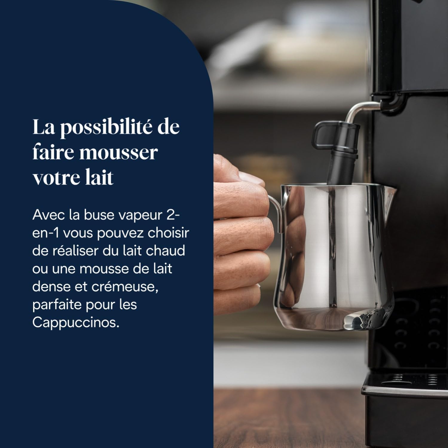 Machine café automatique mousseur lait manuel ECAM11.112.B