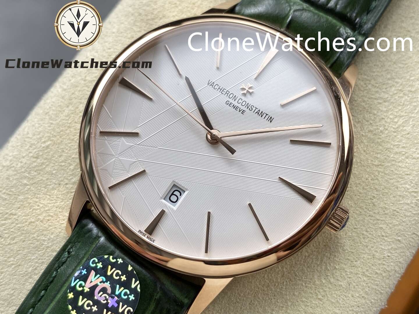 Vacheron Constantin Super Clone Watches 1:1 Patrimony 85180/000R-H116 White Dial