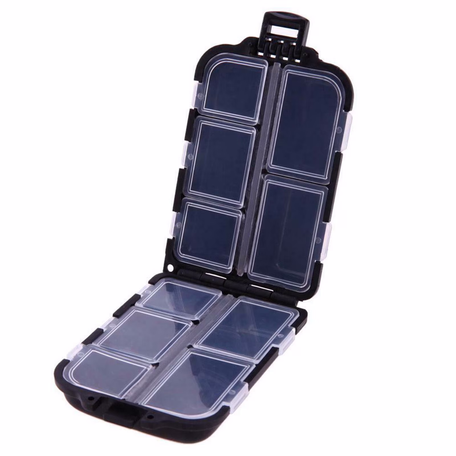 Multipurpose Plastic Storage Box Fishing Hook Box With 10 Intervals Outdoor Fishing lure box small tackle boxes for fishing