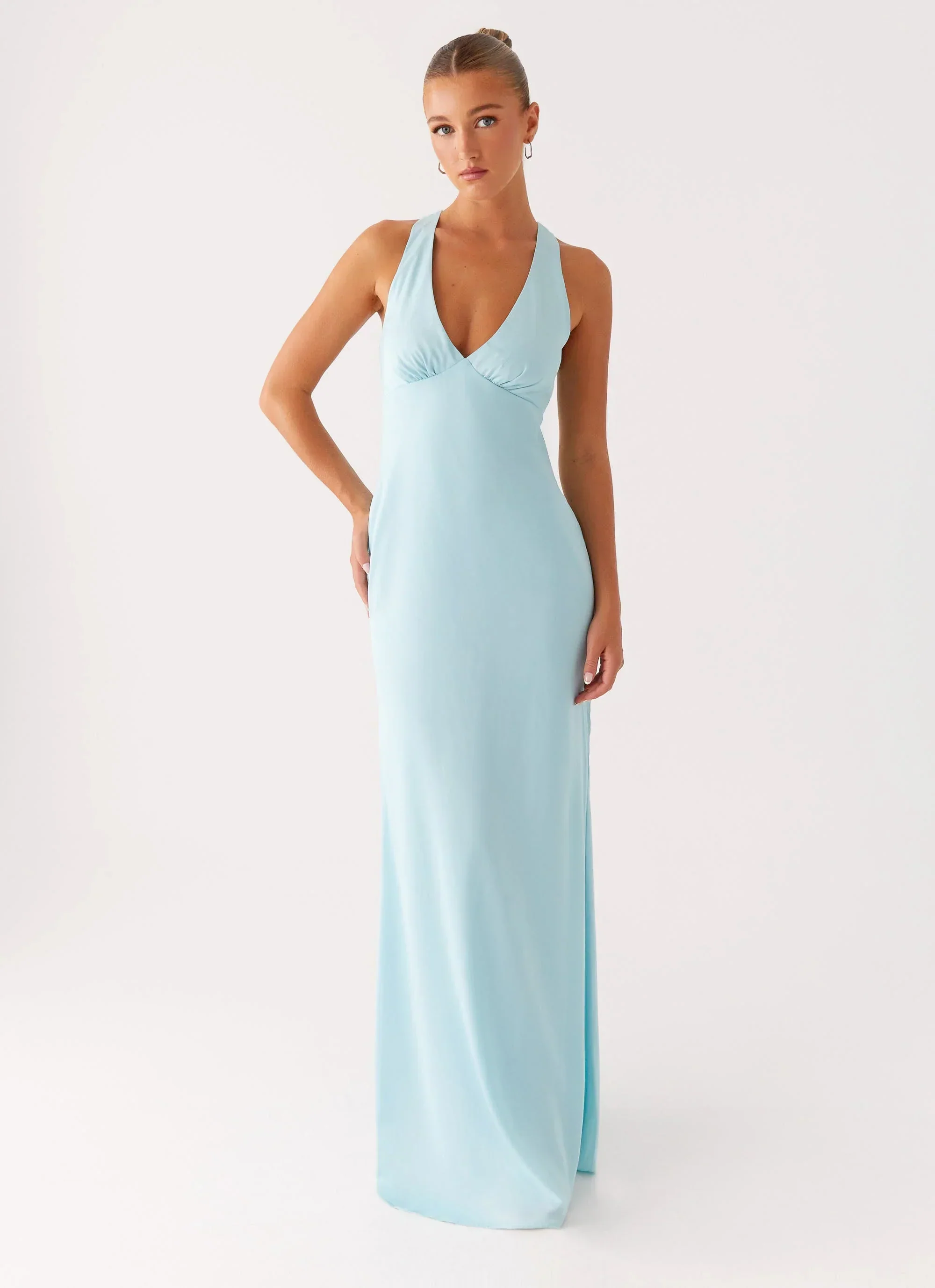 Desi Halterneck Maxi Dress - Mint