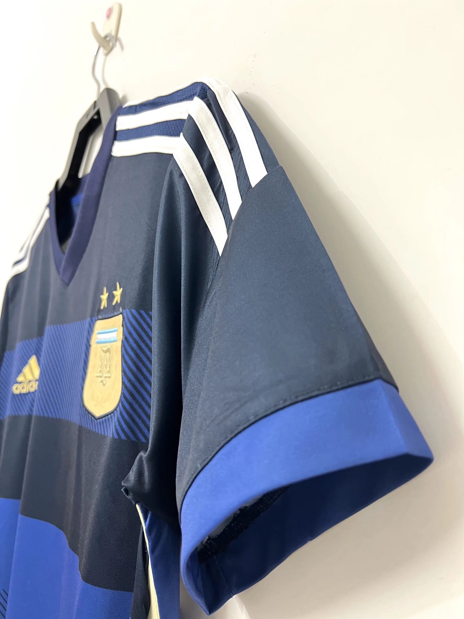 2014 Retro Argentina National Team Away Jersey - Fans Edition