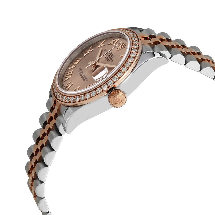 Rolex Datejust Rose Dial Automatic Ladies Steel and Everose Gold Jubilee Watch 278381PRJ（Lifetime free warranty+90-days replacement service & Refund!.）