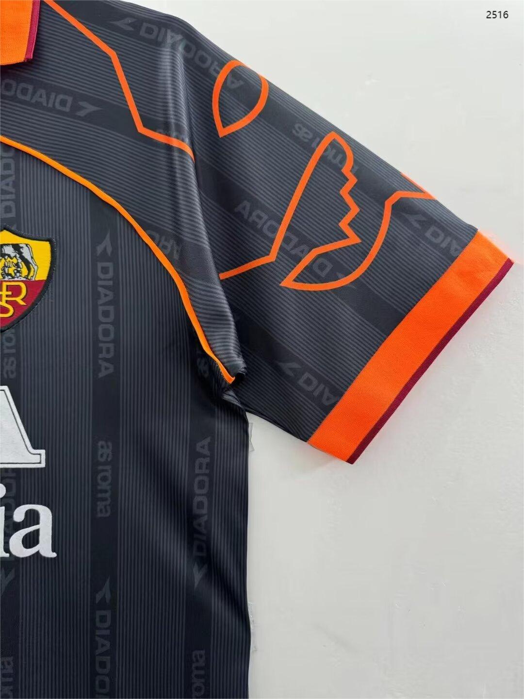 1999/00 Roma away retro jersey 1:1 Thai quality - Fans Edition