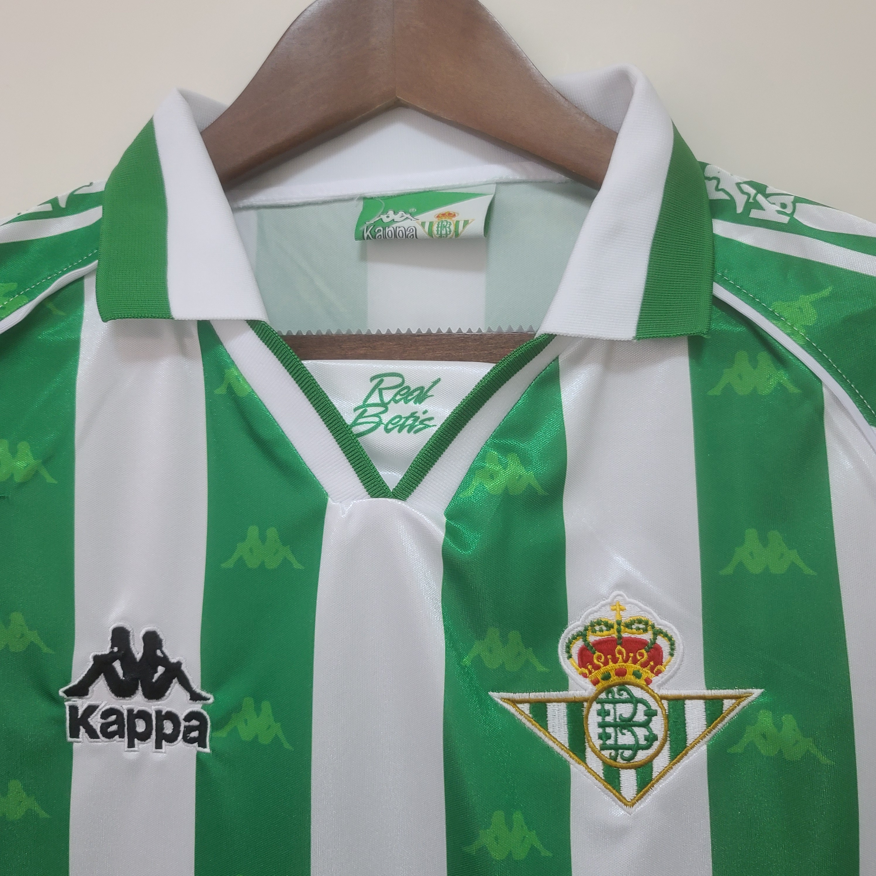 1995/97 Real Betis Home Retro Long Sleeve Shirt - Fans Edition
