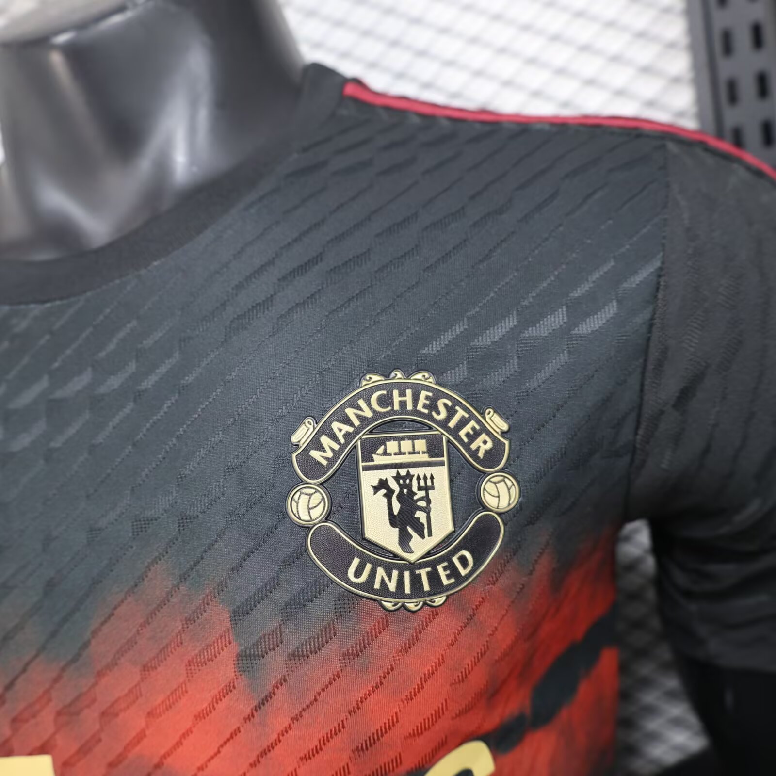 2025-26 New Season Manchester United Special Edition Jacquard Jersey - Player Edition