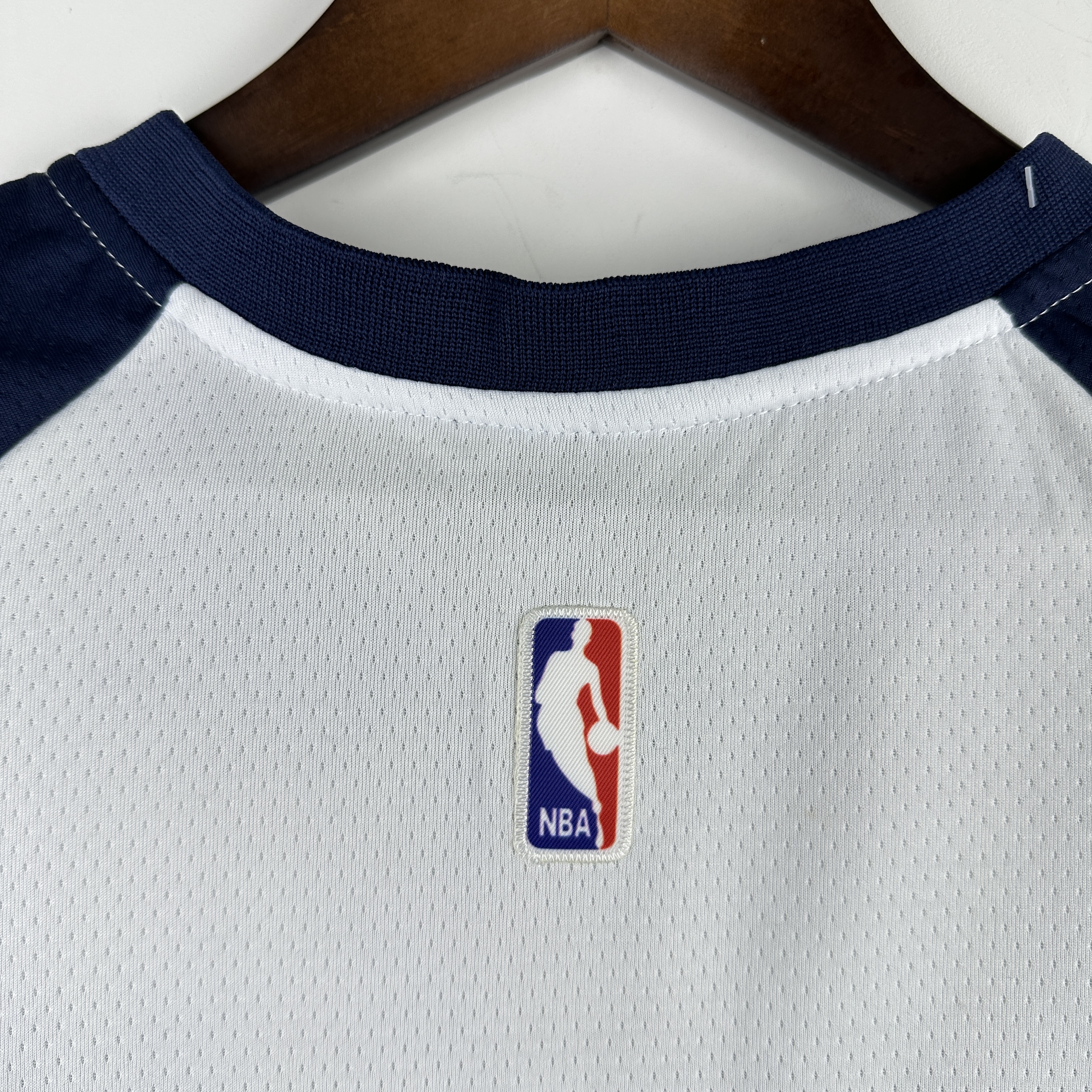 Embroidery Timberwolves White No. 5 Edwards