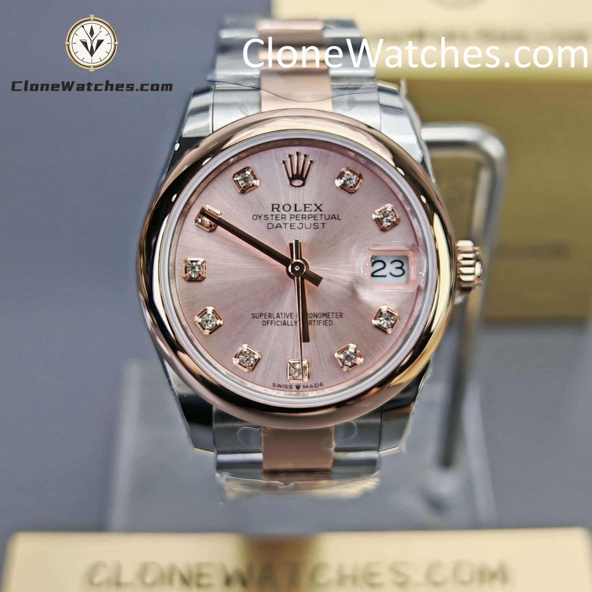 Rolex Super Clone Watches 1:1 DateJust m278241-0023 Oyster 31MM 2236 Movement