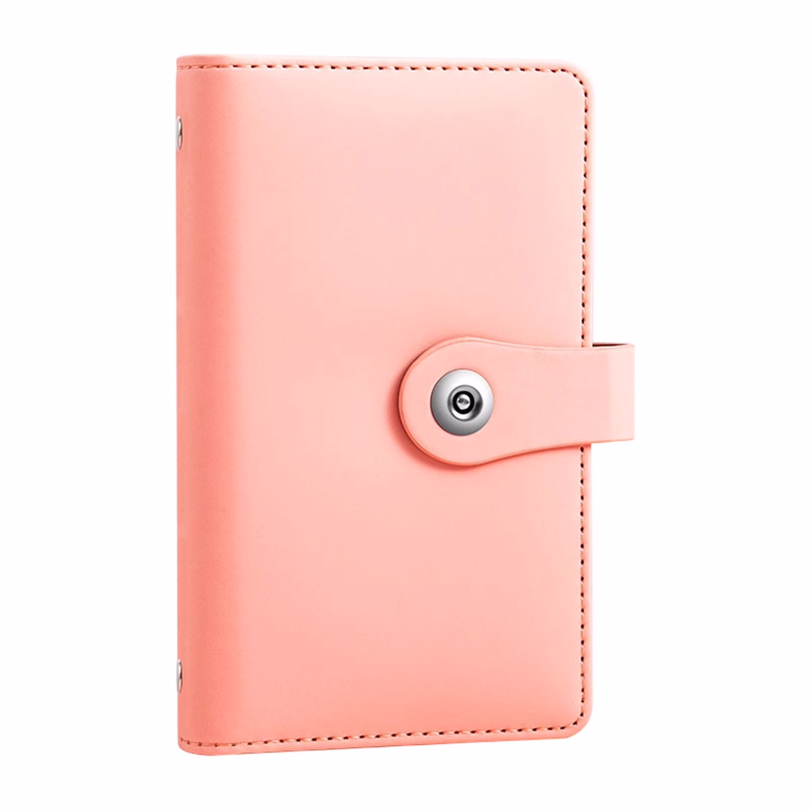 100 Envelopes Savings Challenge Book – Premium Faux Leather Budget Planner with 100 Transparent Pockets & Secure Snap Closure – Fun Money Saving System for Adults & Families