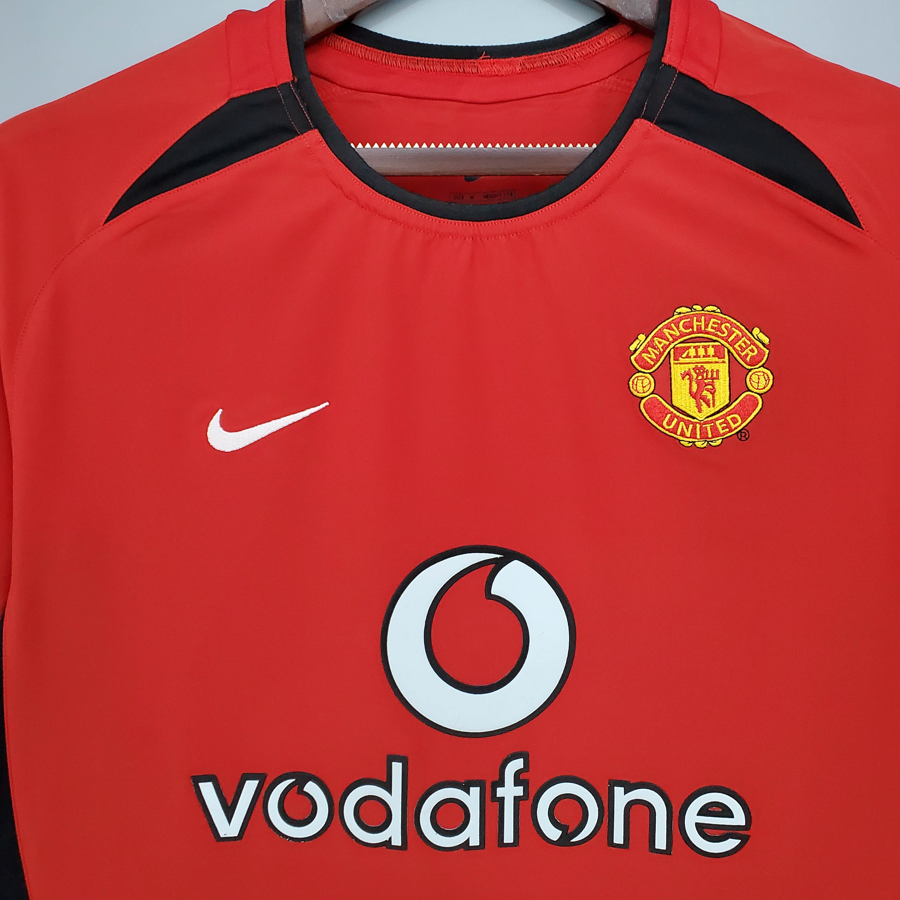 2002/2004 Retro Manchester United Home Football Shirt 1:1 Thai Quality - Fans Edition
