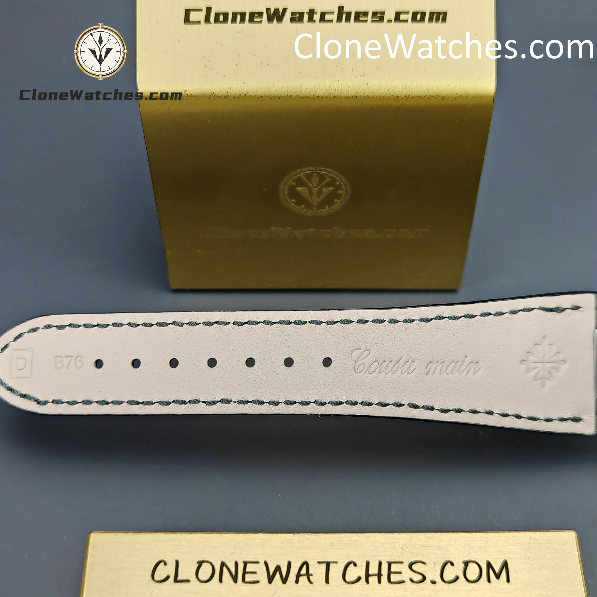 Patek Philippe Super Clone Watches 1:1 Nautilus 5711 Green Dial Black Leather Strap