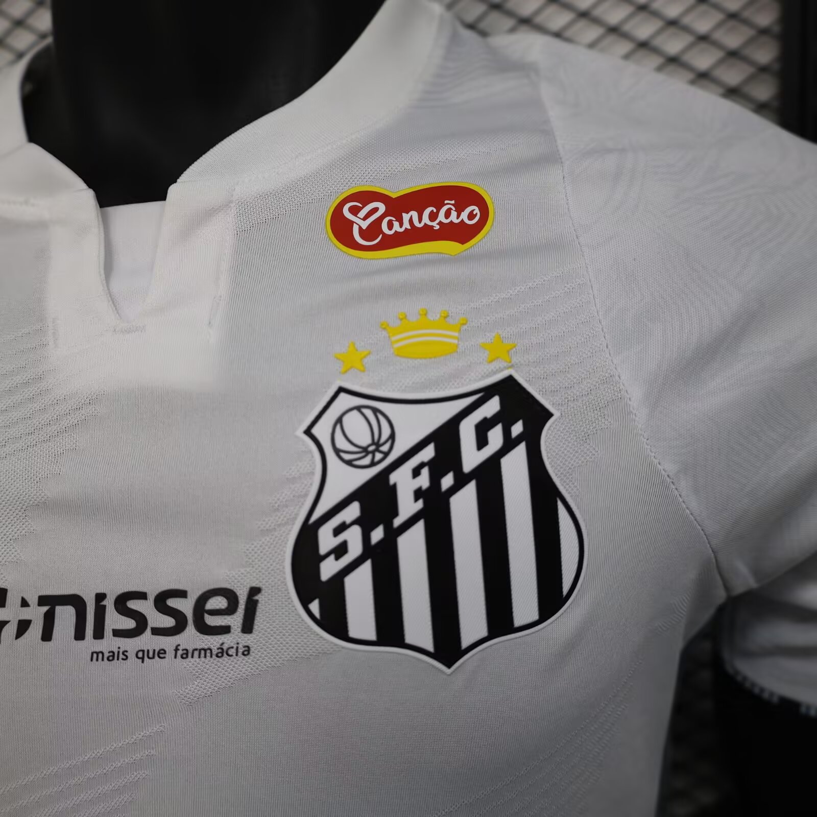 2025-26 New Season Santos White Main Advertising Jersey - Player Edition