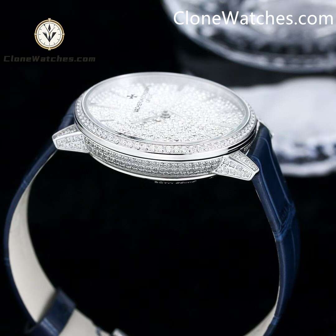 Vacheron Constantin Super Clone Watches 1:1 Patrimony 4116U/000G-B909 Diamond Dial